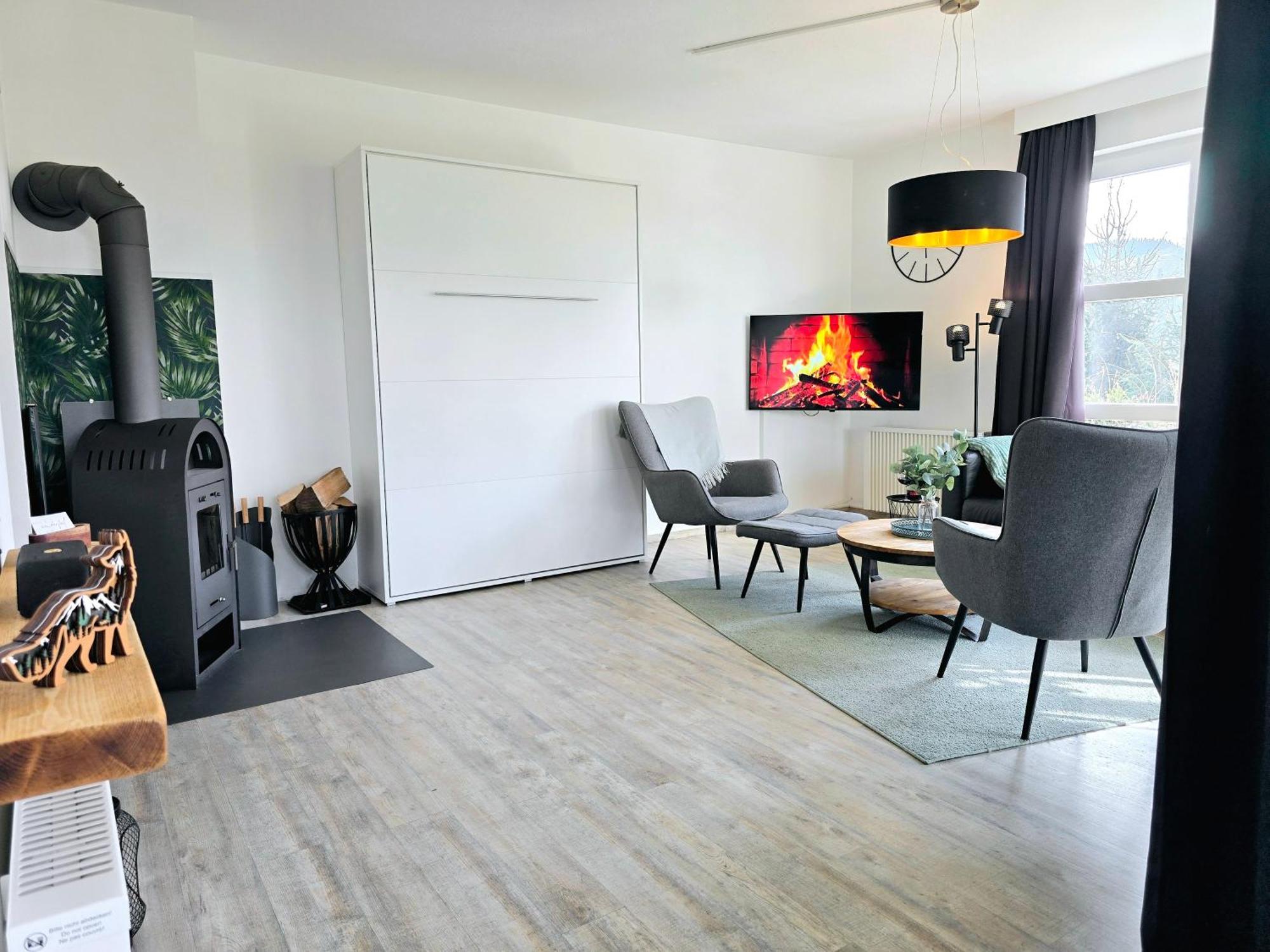 Ferienwohnung Fuchsbau Mit Kamin & Terrasse & Hunde Winterberg Eksteriør billede